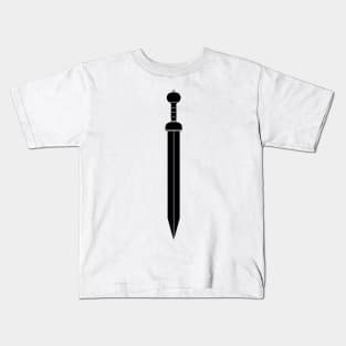 black roman gladius Kids T-Shirt